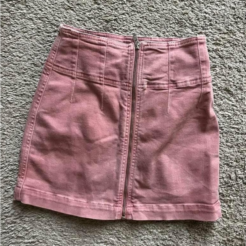 Free People Mauve Mini Skirt
